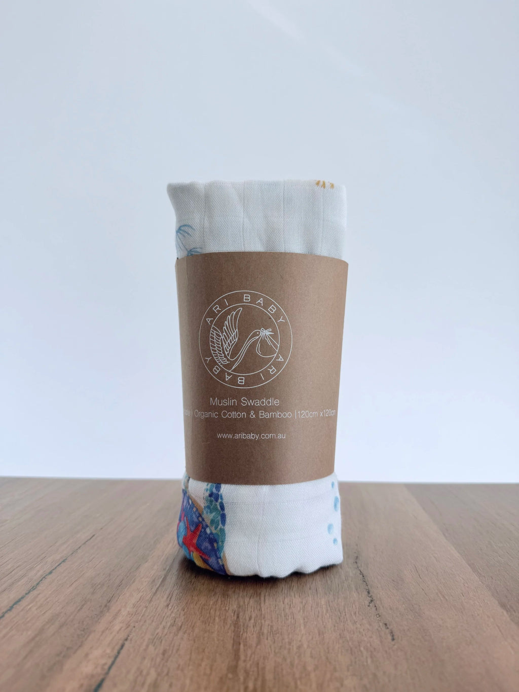 Turtle Oceana Muslin Swaddle Blanket
