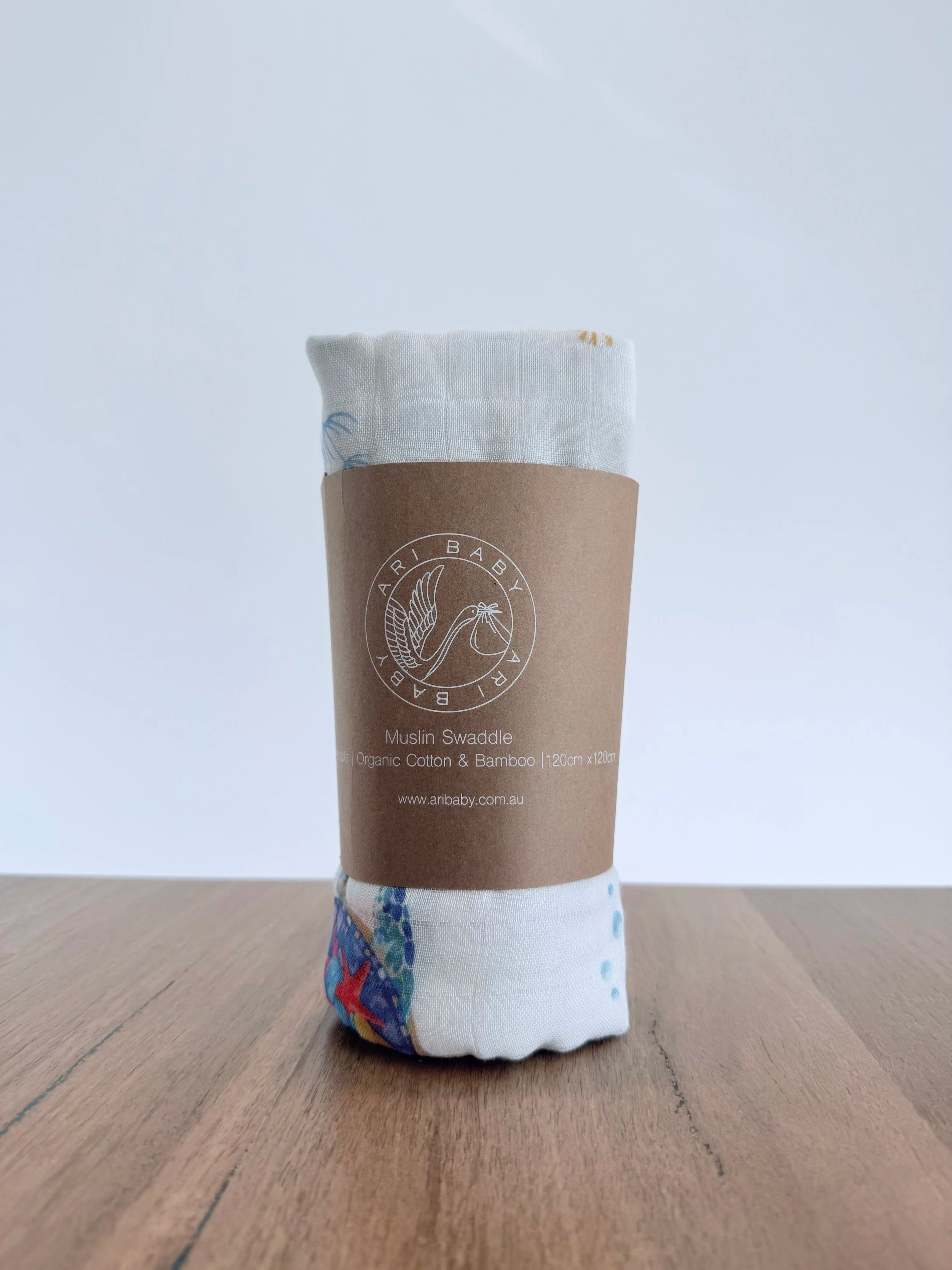 Turtle Oceana Muslin Swaddle Blanket