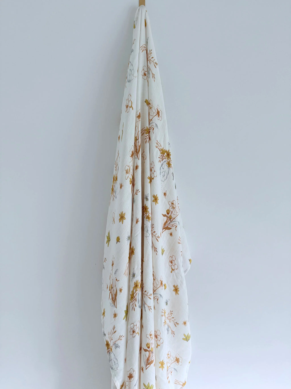 Blossom Bee Muslin Swaddle Blanket